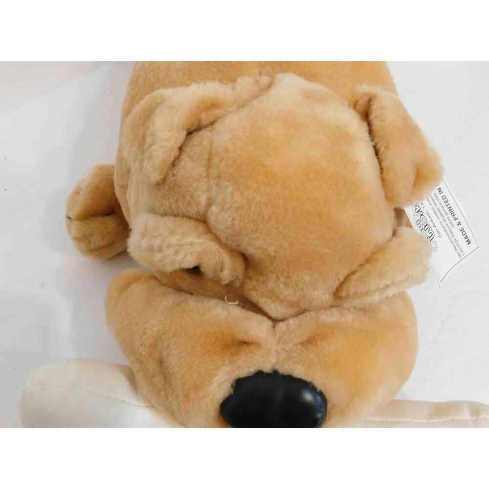 Vintage 1990s Toy Works Wassup Bone Shar Pei Dog Plush Stuffed Animal NWT 14" - Picture 4 of 12